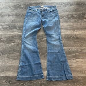 Hudson Jeans Classic Blue Wide Leg Denim 32" Inseam